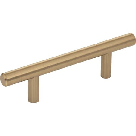 Elements 3" Center-to-Center Satin Bronze Naples Cabinet Bar Pull 136SBZ